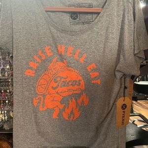 Raise hell eat tacos shirt